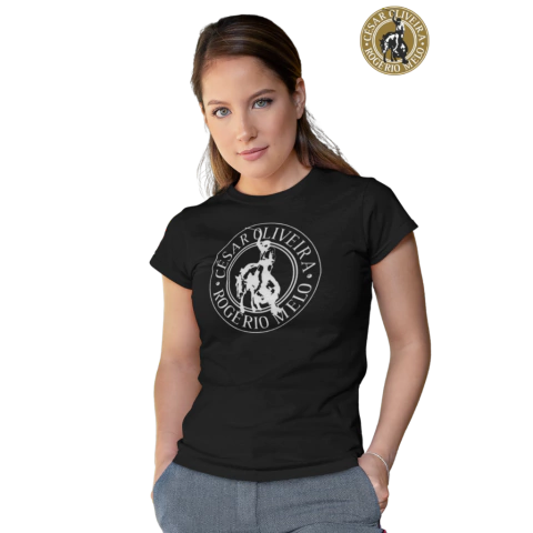 Camiseta Feminina - Logo 1 - César Oliveira & Rogério Melo