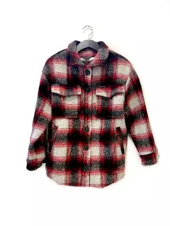 CAMISACO PAÑO A CUADROS (MARIA CHER) - comprar online