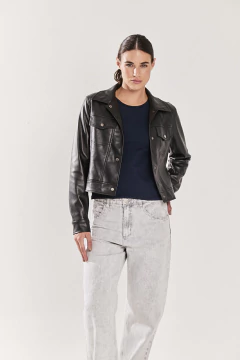 CHAQUETA LISA CUERO ECO (KOXIS) - comprar online