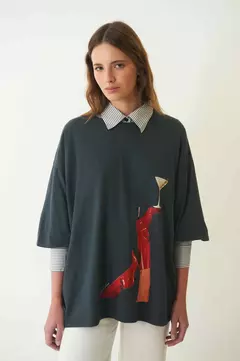 REMERA VERMELHA (GARZA LOBOS) - comprar online