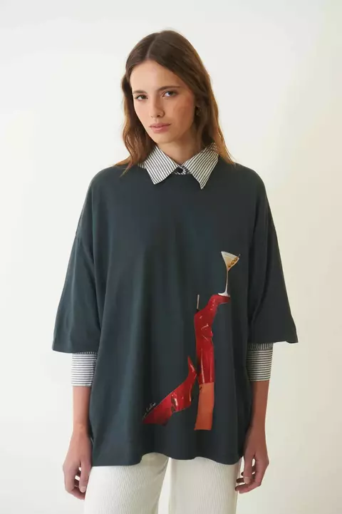 REMERA VERMELHA (GARZA LOBOS) - comprar online