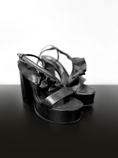 SANDALIA CUERO VOLADO (SARKANY) - comprar online