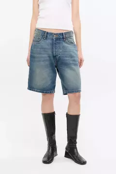 SHORT LOOSE WASHED BLUE (AY NOT DEAD) - The Market