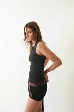 VESTIDO LEBLON ASIMETRICO (GARZA LOBOS) - tienda online