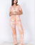Pijama Peonia Salmón - manga corta - comprar online