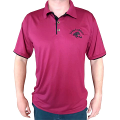 Camisa Polo Masculina Bordado Cavalo Crioulo com Detalhe no Peitilho e na Manga Adulta-Los Regallos