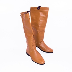 Bota Couro Solado de Pneu Com Bico Redondo - Piti