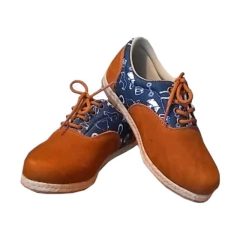 alpargata sapato feminino adulto couro e jeans estampa cavalo