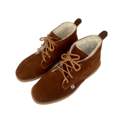 Botina Couro Unissex Com Pelego - Vial Calçados - Casa do Gaúcho