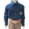 camisa infantil azul laco comprido los regallos