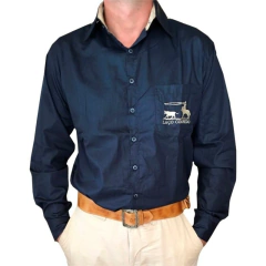 Camisa Masculina Manga Longa Laço Comprido- Los Regallos