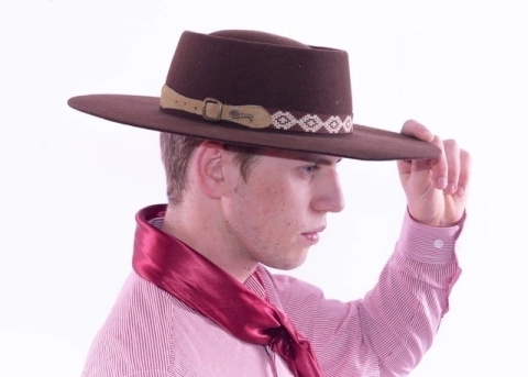 Chapéu Campeiro Copa Alta Aba 10-Cury