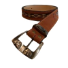 Cinto Couro Com Fita Pampa-Griffe Campana - comprar online