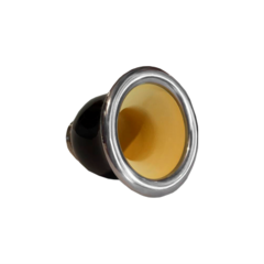 Cuia Bocal Inox Pé Metal-Mertins