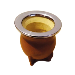 Imagem do Cuia Tradicional Forrada Couro-Mate.Com