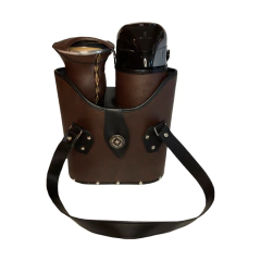 Kit Chimarrão com Bolsa, Térmica, Cuia, Porta Erva e Protetor de Erva Couro Sintético 1Litro-Chimarrão para Divas - Casa do Gaúcho