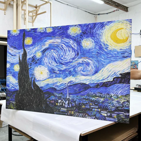 Canvas - La Noche Estrellada (Van Gogh)
