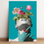 Canvas - Abstract Woman Butterflies - comprar online