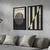 Set 2 con Marco - Bauhaus Negro y Beige