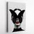 Canvas - Woman Abstract Black
