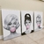 Set 3 Canvas - Chicas Globo