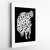 Canvas - Gato Blanco y Negro 2