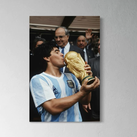 Canvas - Diego Maradona Campeon 86 2 - comprar online
