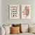Set 2 Canvas - Crazy little thing & Les Fleurs