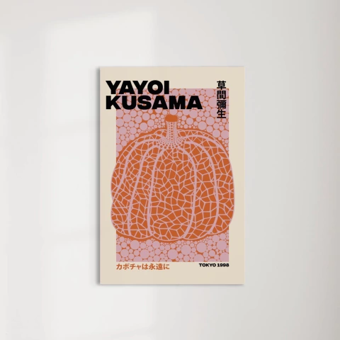 Canvas - Yayoi Kusama Calabaza 5