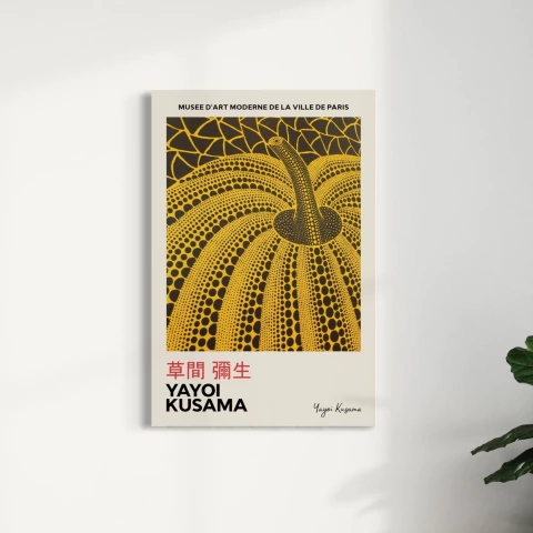 Canvas - Yayoi Kusama Calabaza 10