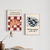Set 2 con marco - Croissant y Cafe - comprar online