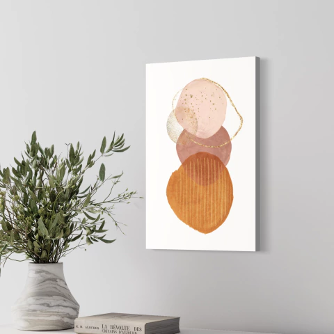 Canvas - Abstracto Terra y Dorado 2