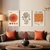 Set 3 con Marco - Arte Naranja - FREE STYLE DECO