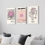 Set 3 Canvas - Andy Warhol + Haring Rosa