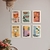 Set 6 Canvas - Cocktails retro