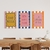 Set 3 Canvas - Frases coloridas