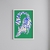Con Marco - Gato Fondo Verde - comprar online