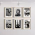 Set Wall 6 con Marco - Mujeres iconic B&W en internet