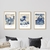 Set 3 con Marco - Arte Japones - FREE STYLE DECO