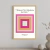 Con Marco - Arte Moderno Paris fucsia - comprar online