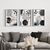 Set 3 con Marco - Formas Negro, Azul y Dorado - FREE STYLE DECO
