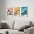 Set 3 Canvas - Hokusai colores