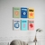 Set 6 Canvas - Ciudades Playa Colores 2 - comprar online