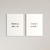 Set 2 Personalizados Bastidor en Canvas - Proporción 1,3