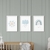 Set 3 con Marco - Sol, Nube y Arcoiris Celeste - comprar online