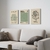 Set 3 Canvas - Arte verde 1 - comprar online
