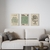 Set 3 Canvas - Arte verde 1 en internet