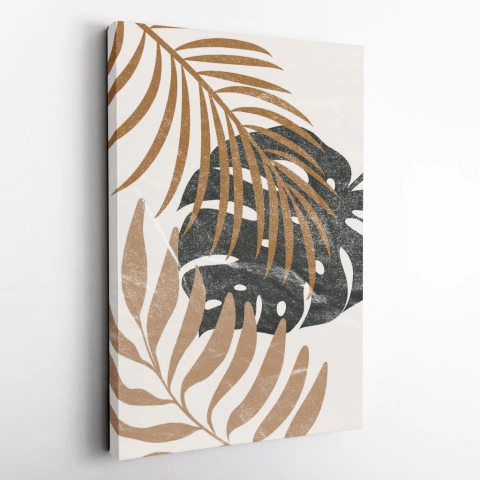 Canvas - Leaves Boho 2