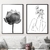 Set 2 con Marco - Girl Lines & Lotus Flower - comprar online