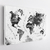 Canvas - Mapamundi Tinta - comprar online